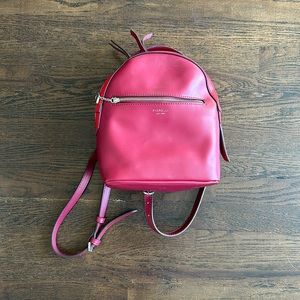 Fiorelli red/magenta color block small backpack